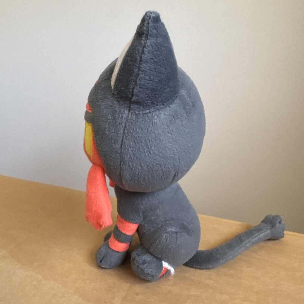 Pokemon Litten 8 in Stuffed Plush Doll FLAW: Tag Removed - Picture 5 of 13